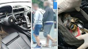 Stal bildelar för 100 000 kronor om dagen